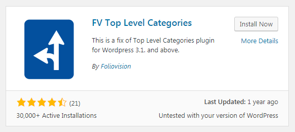 FV-Top-Level-Categories