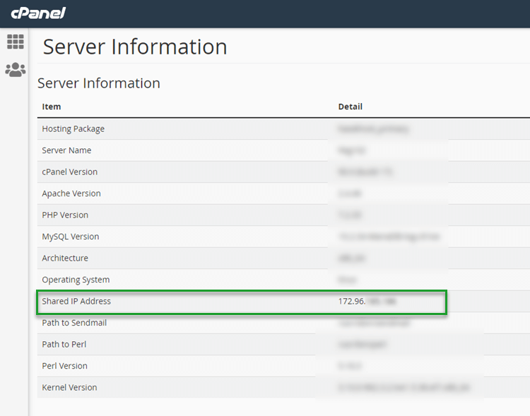 server-infomation